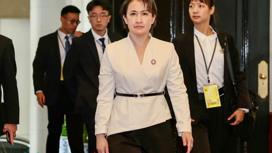 Hsiao Bi-khim was vice president-elect at the time of her visit to the Czech Republic