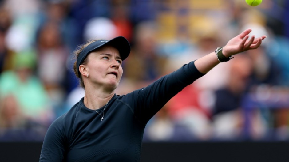 Reigning Wimbledon champion Barbora Krejcikova