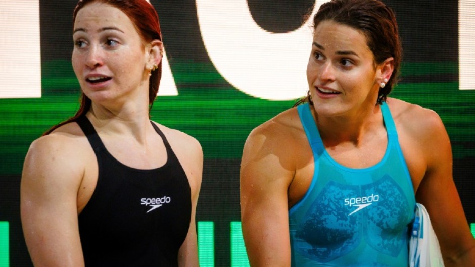 Australia's Kaylee McKeown (right) and Mollie O'Callaghan (left) are gold medal prospects at the world swimming championships