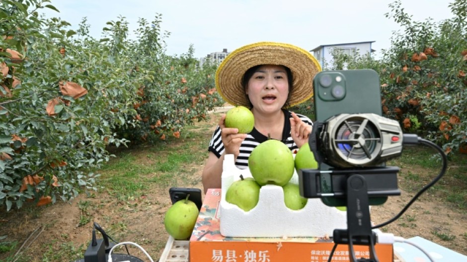 With Chinese consumers buying anything from clothes to makeup to garlic online, livestreaming has become an essential marketing platform for farmers