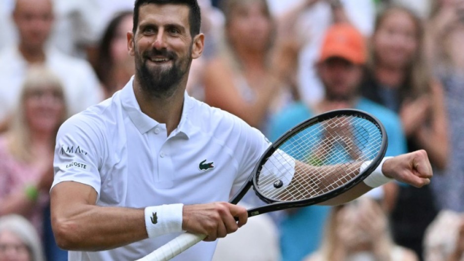 Serbia's Novak Djokovic is chasing an eighth Wimbledon title