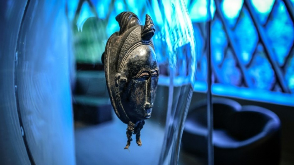 France holds several artefacts from Ivory Coast, like this mask at the Quai Branly museum in Paris