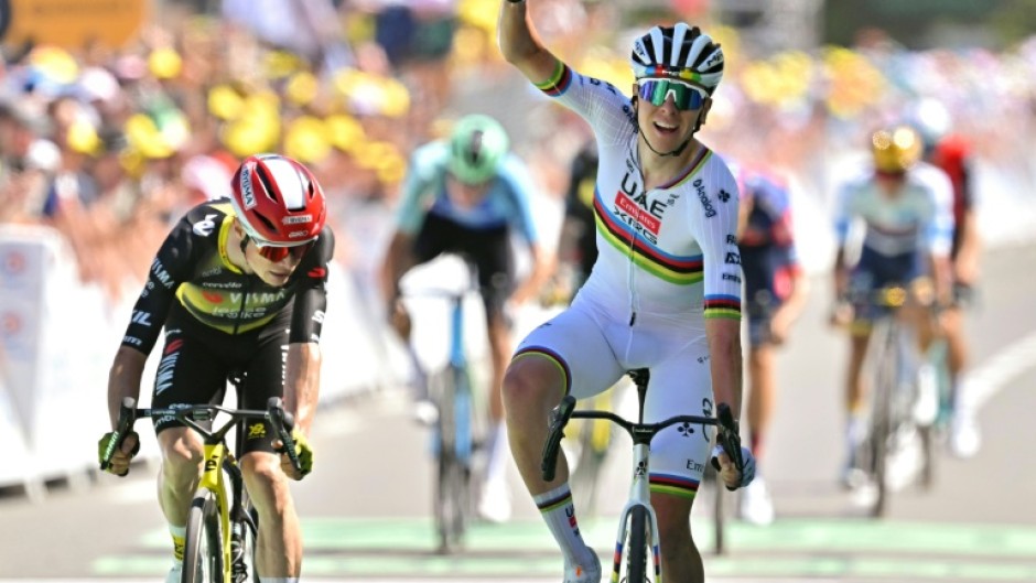 Tadej Pogacar back in yellow after a one day break