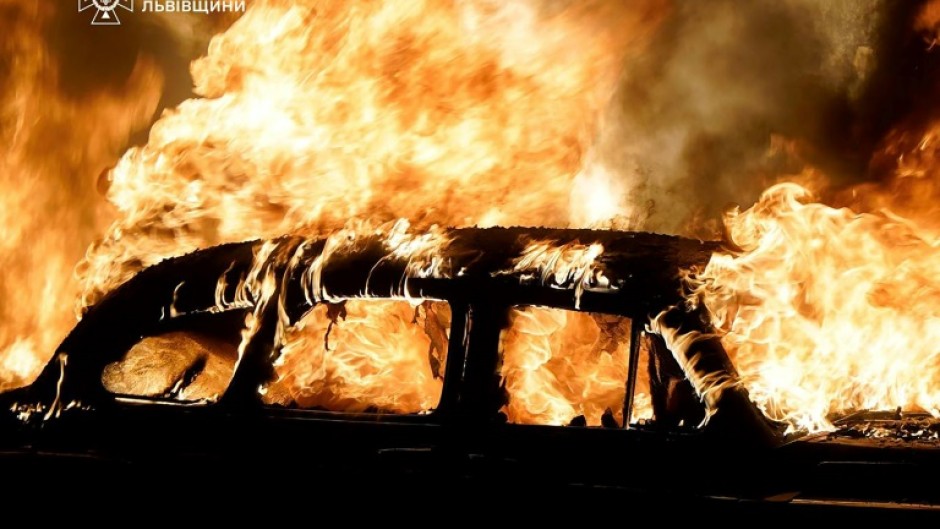 Handout from Ukraine's Emergency Service on July 12 after Russian strikes on Lviv