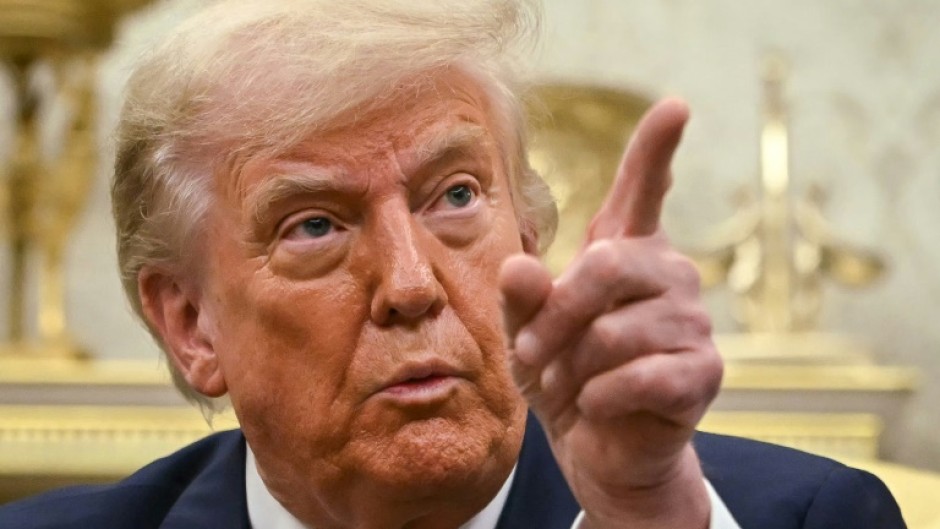 US President Donald Trump lashed out at Federal Reserve Chair Jerome Powell but said he was not likely to fire the central bank leader for now