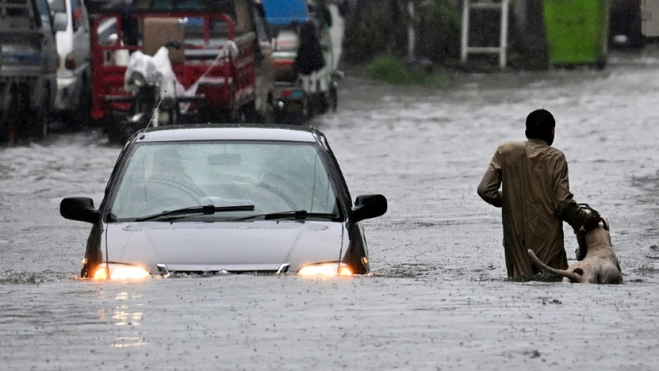 Heavy rains have been linked to 54 deaths in the last 24 hours in Pakistan, taking the toll to about 180 since the arrival of the monsoon in late June