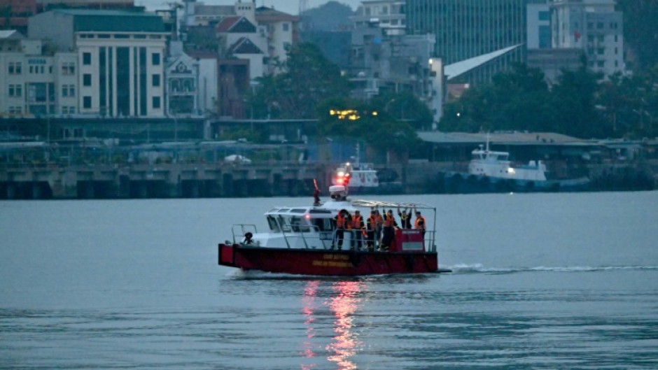 Rescuers are searching for five people still missing on Sunday after a boat capsized in Vietnam