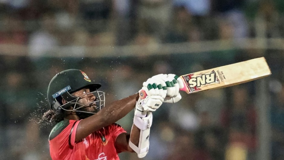 Bangladesh's Jaker Ali rescued his team from a rough start, scoring a 48-ball 55