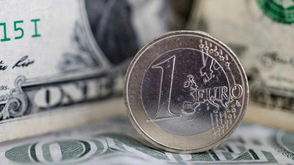 The euro has been rising against the dollar