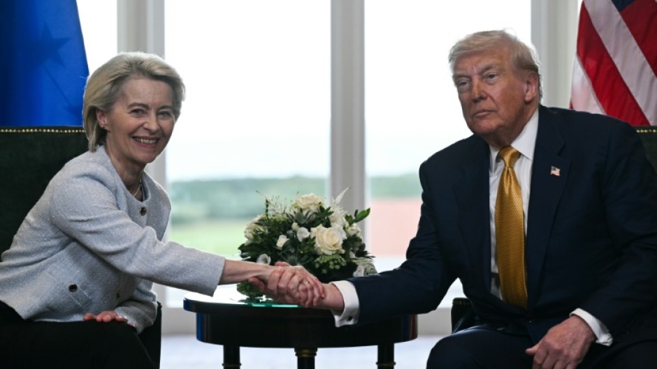 European Commission President Ursula von der Leyen clinched a deal with US President Donald Trump on Sunday after dashing to Scotland