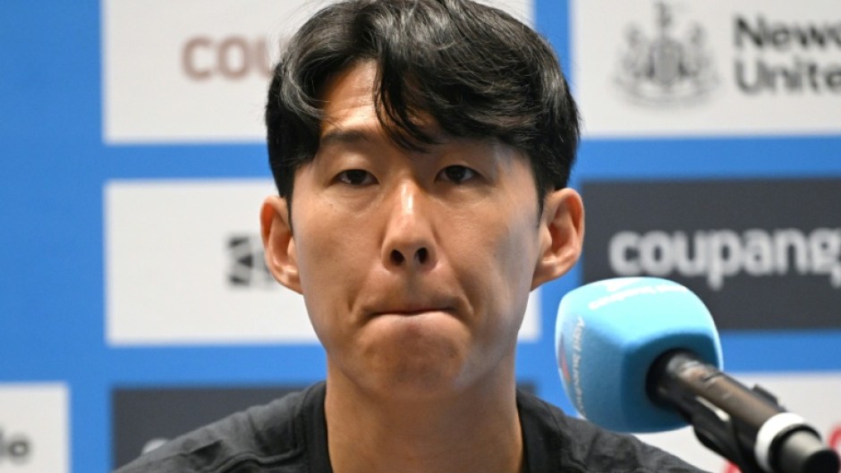 Son Heung-min during a pre-match press conference in Seoul on August 2, 2025