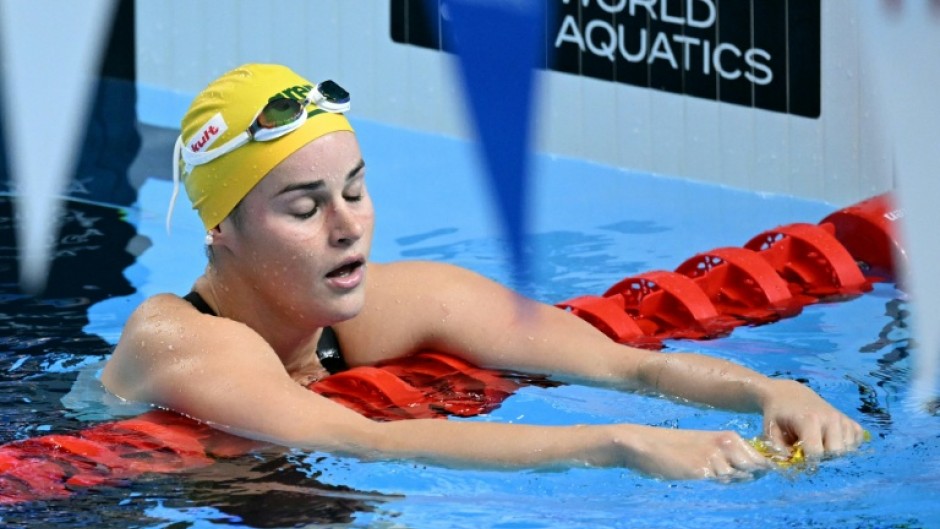 Australia's Kaylee McKeown won the women's 200m backstroke at the world championships in Singapore on Saturday