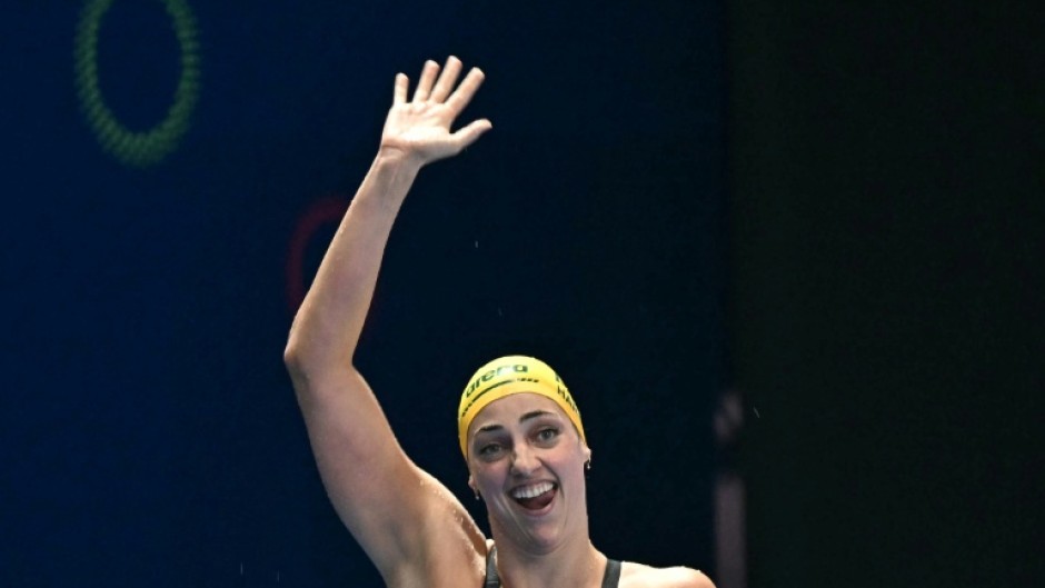 Australia's Meg Harris won the women's 50m freestyle at the world championships in Singapore on Sunday