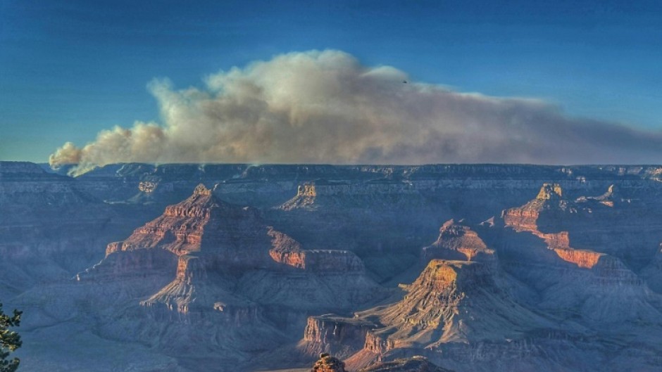 The Dragon Bravo fire continues to burn on the North Rim of the Grand Canyon, a month after being started by lightning