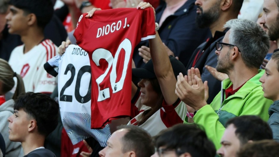 Liverpool fans pay tribute to late forward Diogo Jota at their pre-season friendlies against Athletic Bilbao at Anfield