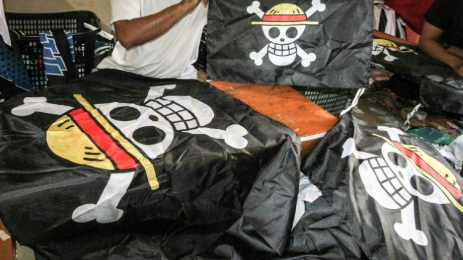 A Jolly Roger skull and bones is spreading as a symbol of protest in Indonesia