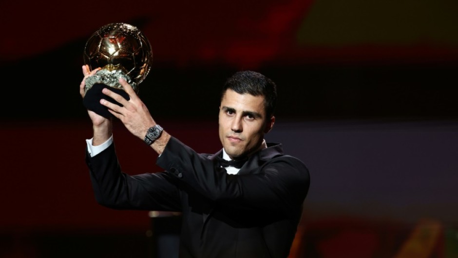 Rodri was a surprise winner of last year's men's Ballon d'Or