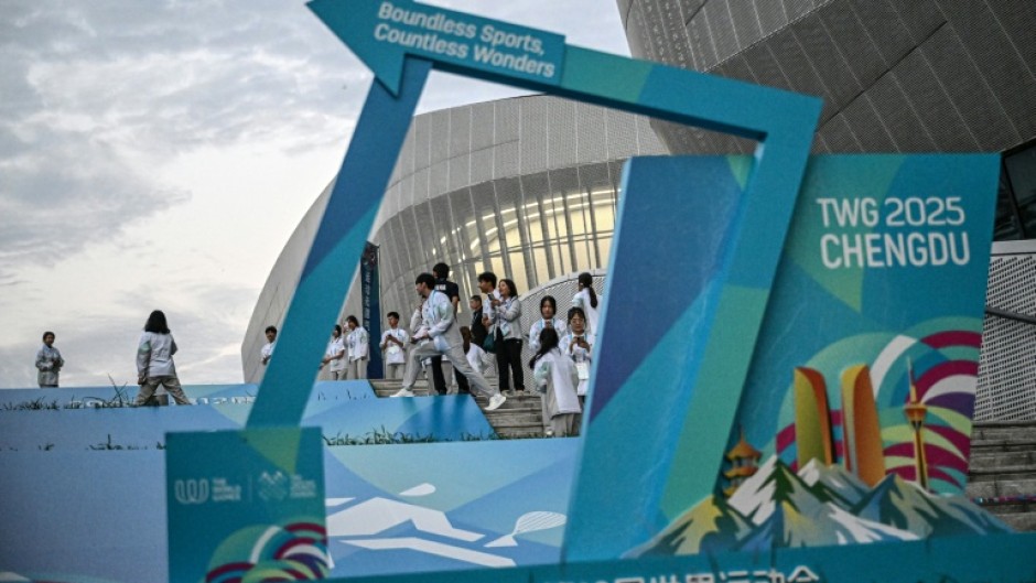 Volunteers at the World Games in Chengdu