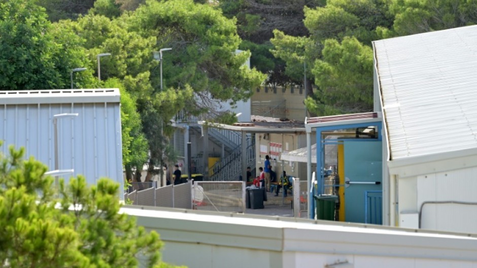 The reception centre for migrants on the Italian island of Lampedusa, where survivors from the latest deadly migrant boat capsize have been taken