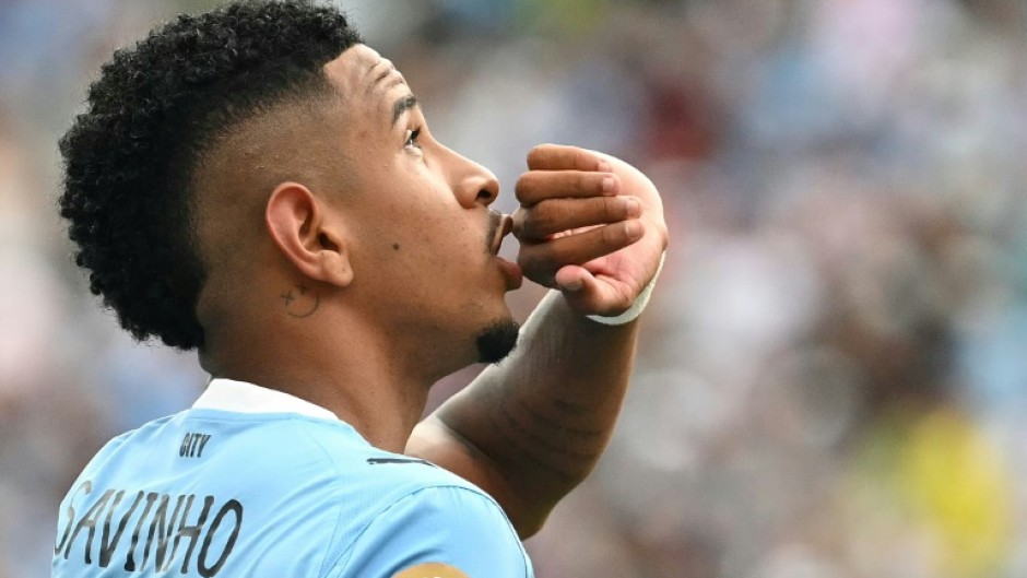 Manchester City forward Savinho