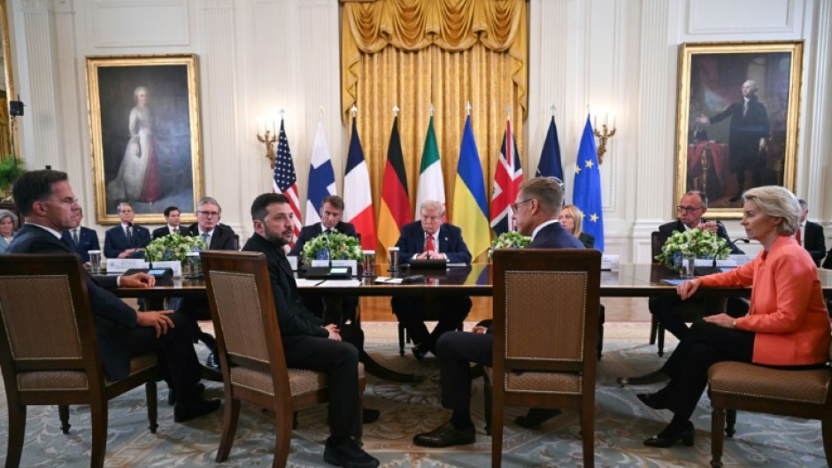 US President Donald Trump hosted Ukrainian counterpart Volodymyr Zelensky and European leaders at the White House