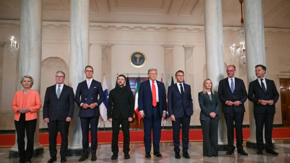 European and NATO leaders accompanied Zelensky on his trip to Washington