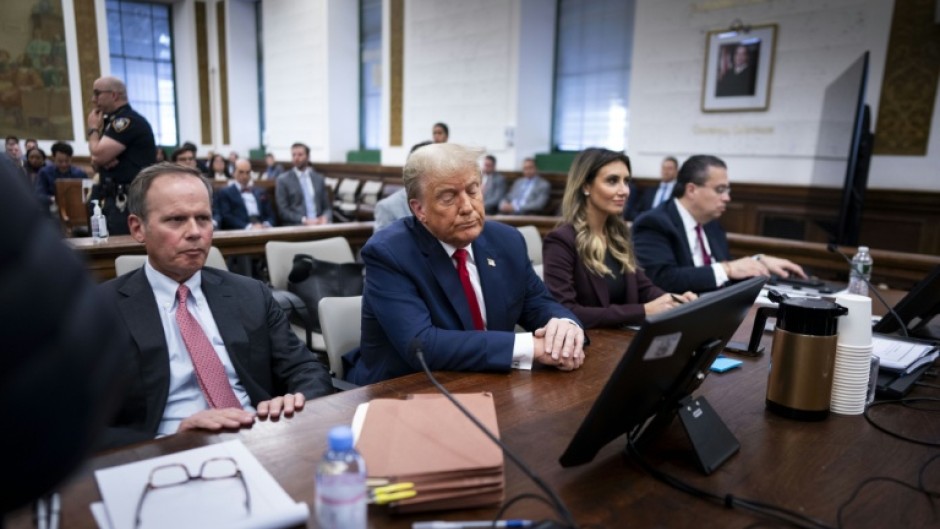 Then former president Donald Trump attended hearings of the civil fraud trial at New York State Supreme Court