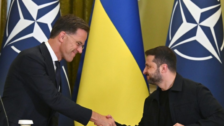 NATO chief Mark Rutte visited Kyiv, largely to discuss security guarantees for Ukraine