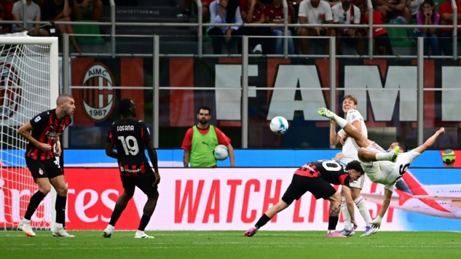 Federico Bonazzoli's scissor kick volley gave promoted Cremonese a shock win at AC Milan