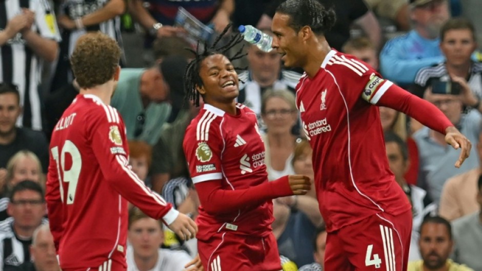 Rio Ngumoha, 16, scored on his Liverpool debut