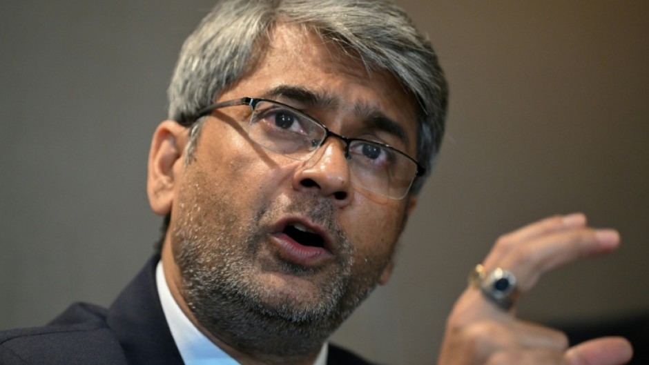 Kalyan Chaubey, president of the All India Football Federation