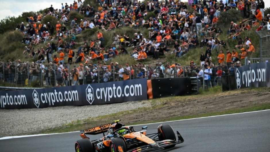 Norris set the early pace at the Dutch GP