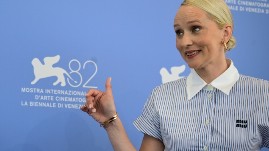 Norwegian director Mona Fastvold is in Venice to showcase new movie "The Testament of Ann Lee" about the founder of the radical "Shakers" religious sect in the 1700s