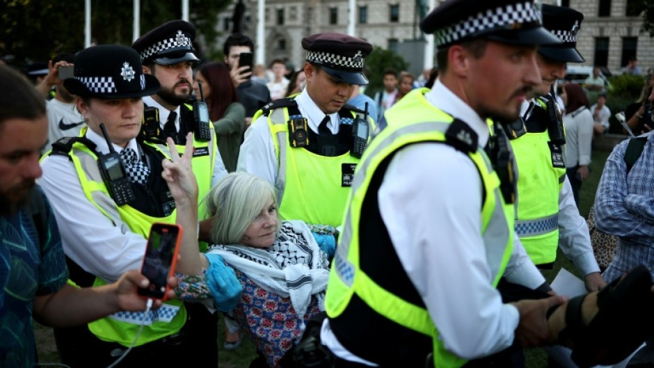 Police have arrested hundreds of people for showing support for the banned campaign group Palestine Action