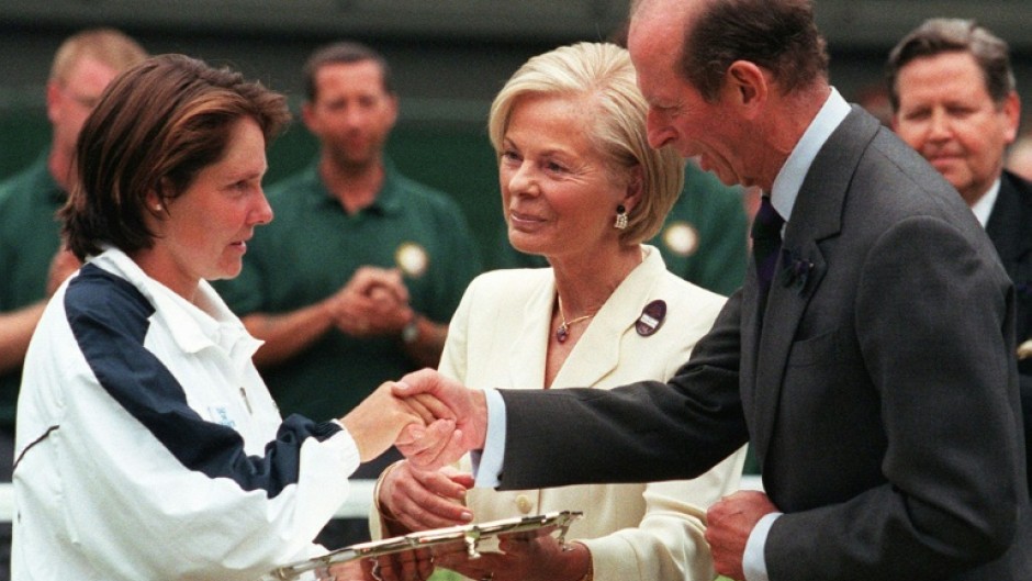 For many years, the Duchess of Kent presented the trophies to winners at Wimbledon