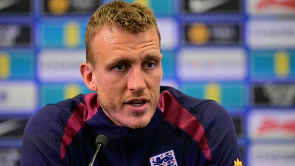 England defender Dan Burn speaks during a pre-match press conference ahead of a World Cup qualifier against Andorra at Wembley