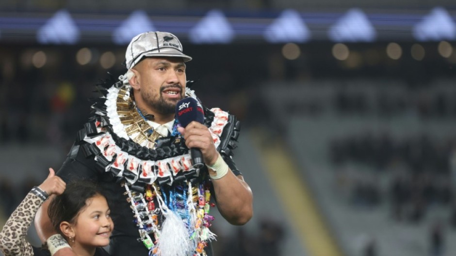 Ardie Savea was hailed as the "spiritual leader" of his New Zealand team after a 24-17 defeat of South Africa in the Rugby Championship Test at Eden Park in Auckland, his 100th match for the All Blacks