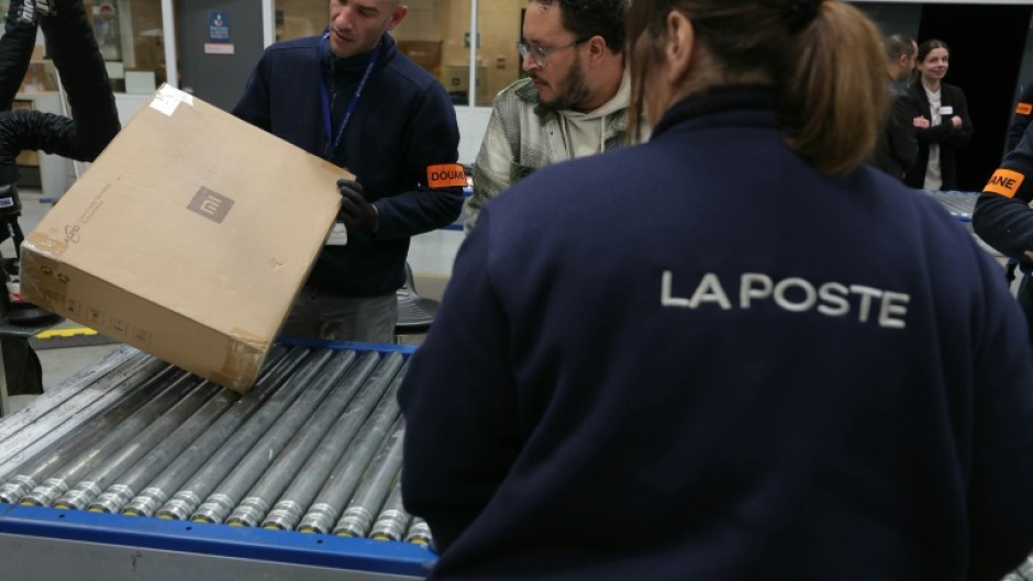 The postal service in France is among those that stopped taking US-bound parcels following Trump's decision to impose new tariffs on them