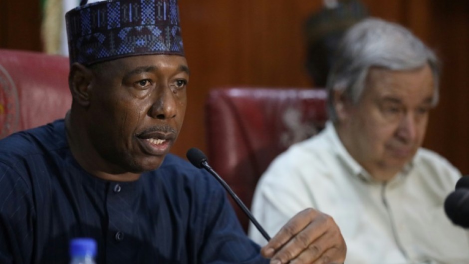 The governor of Nigeria's Borno State, Babagana Zulum, was travelling to the scene of the attack