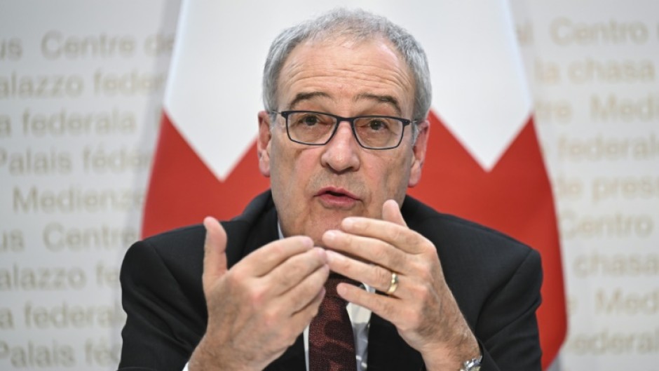Back from Washington, Parmelin said he saw 'real opportunity ahead' for both countries, without elaborating