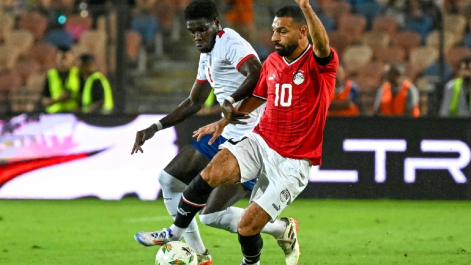 Egypt captain Mohamed Salah (R) has scored seven goals in 2026 World Cup qualifying.