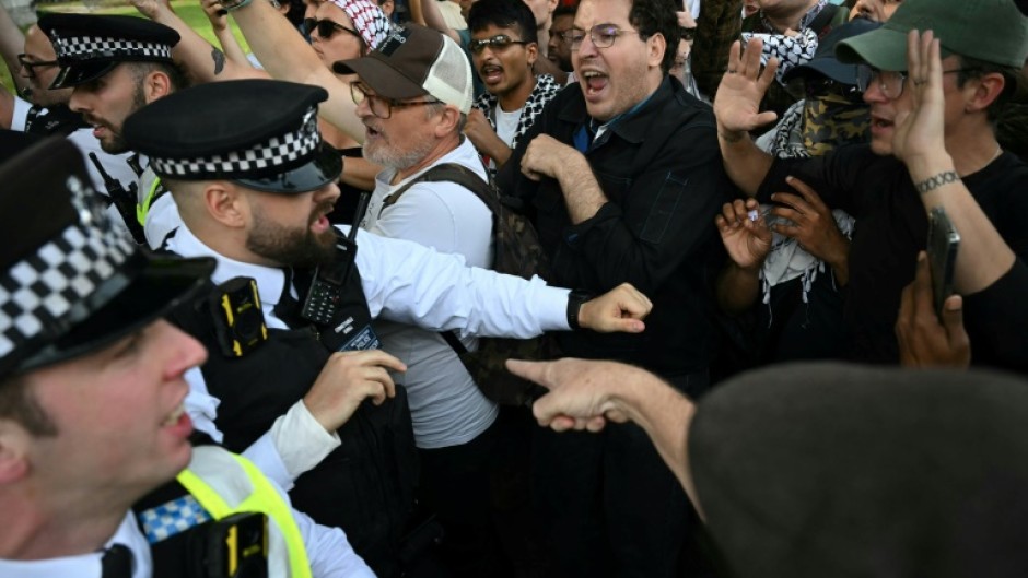 The police said 890 people were arrested