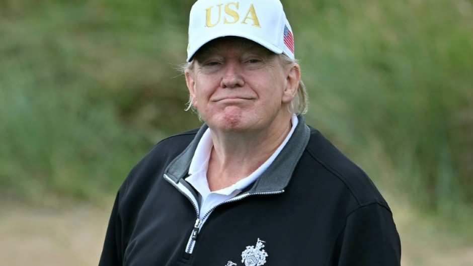 Donald Trump is skipping his usual weekend tee-time to attend the US Open tennis tournament