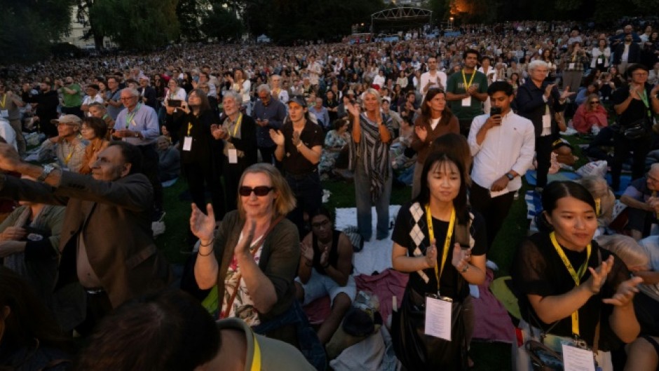 The state opera said the free, open-air concert was part of efforts to 'open the house to all'