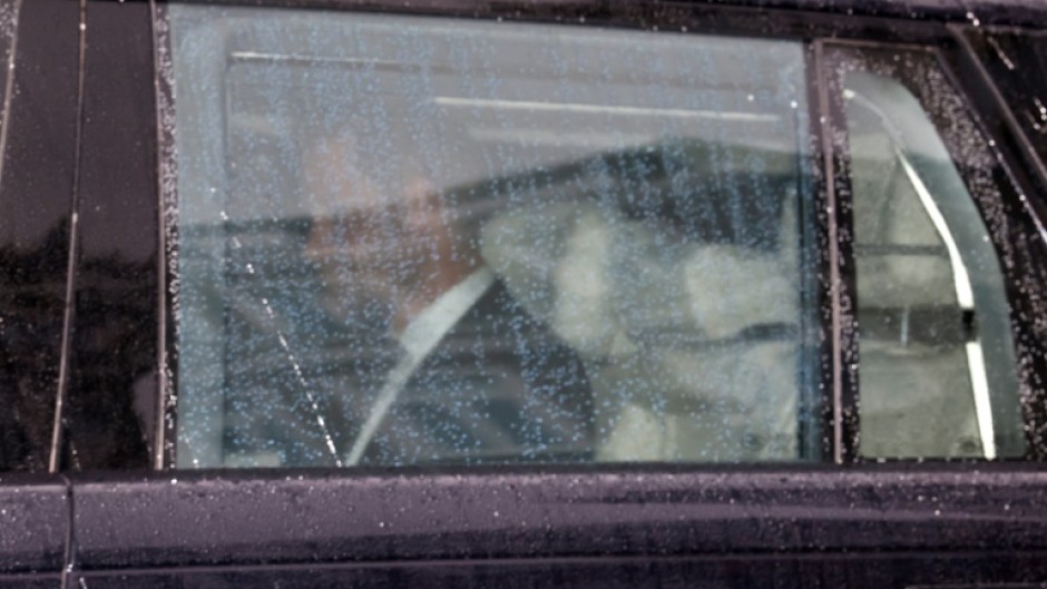 Prince Harry's car left Clarence House less than an hour after entering