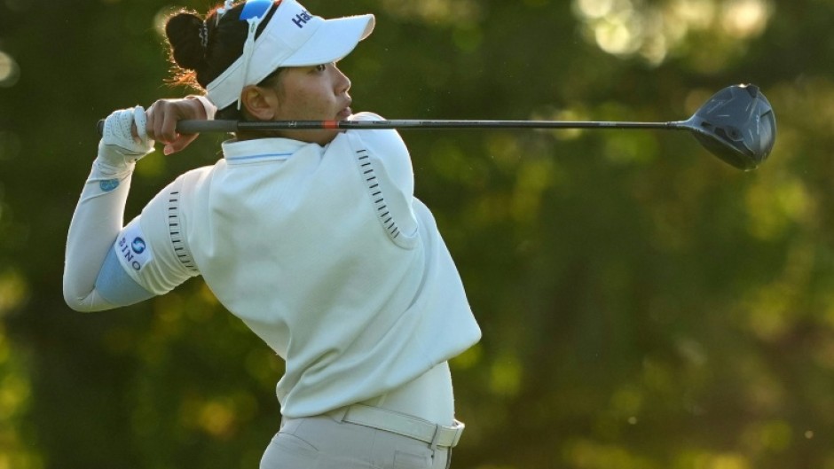 Thailand's Chanettee Wannasaen has a two-shot lead after the first round of the LPGA Queen City Championship