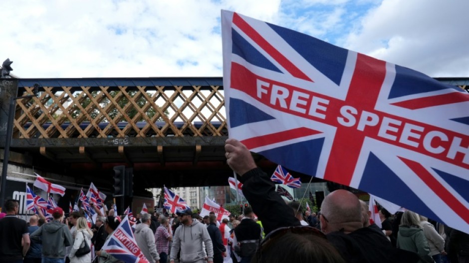 Far-right activist Tommy Robinson's latest 'Unite the Kingdom' march