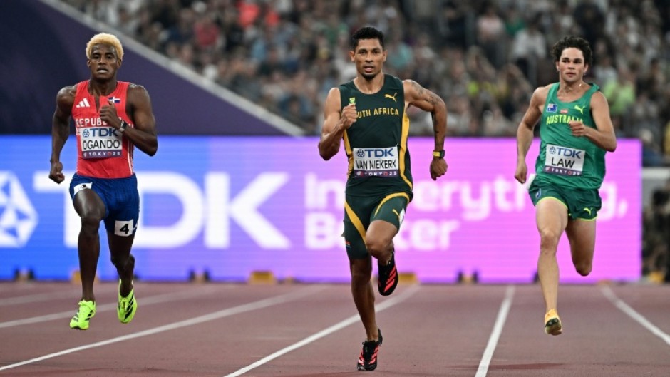 South Africa's Wayde van Niekerk is competing in the 200m at the World Athletics Championships in Tokyo