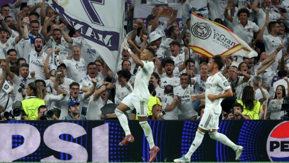 Real Madrid's French forward Kylian Mbappe is in top form at the start of the season with several goals to his name