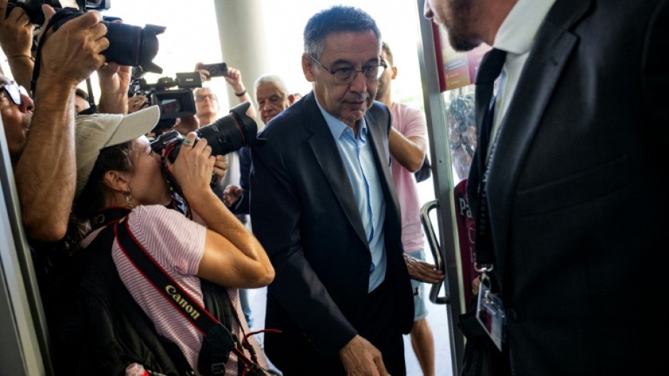 Former Barcelona president Josep Maria Bartomeu appeared in court on Thursday and said the club had not paid to corrupt referees